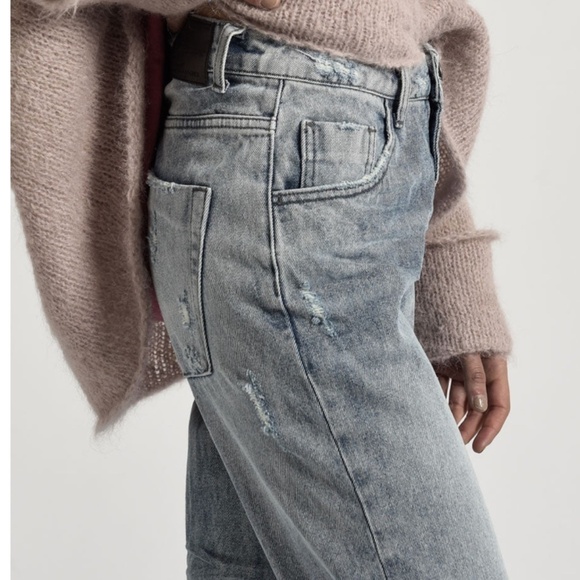 One Teaspoon NWT Rocky Awesome Baggies High Waist Straight Leg Jeans - Picture 3 of 11